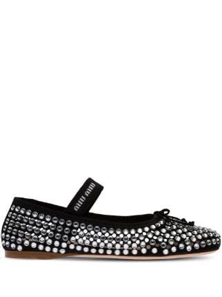 miu miu crystal shoes|women's miu yuu shoes.